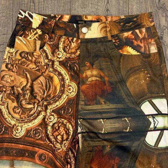 Artistic Print Women's Pants - Picture 10 of 13